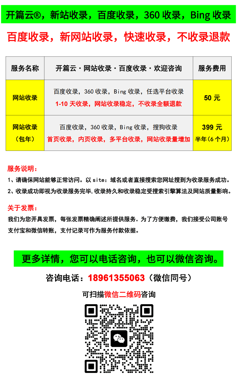 網(wǎng)站收錄